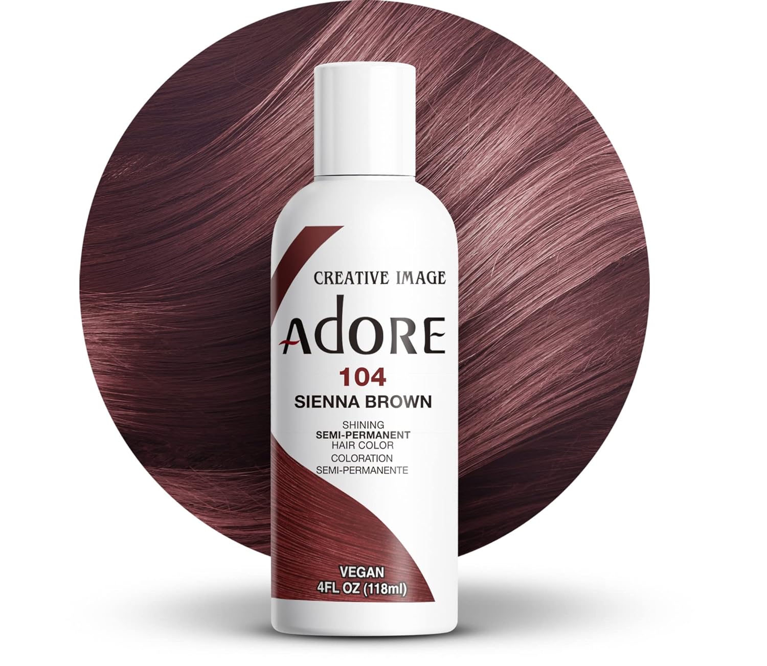 Adore Semi-Permanent Hair Color – 4 oz | Ammonia-Free, Vibrant Long-Lasting Shades (All Colors)