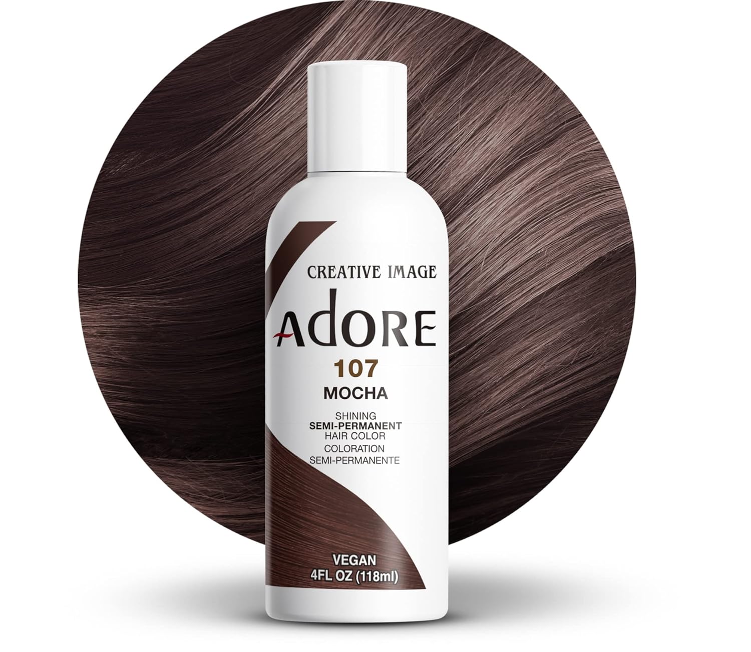 Adore Semi-Permanent Hair Color – 4 oz | Ammonia-Free, Vibrant Long-Lasting Shades (All Colors)