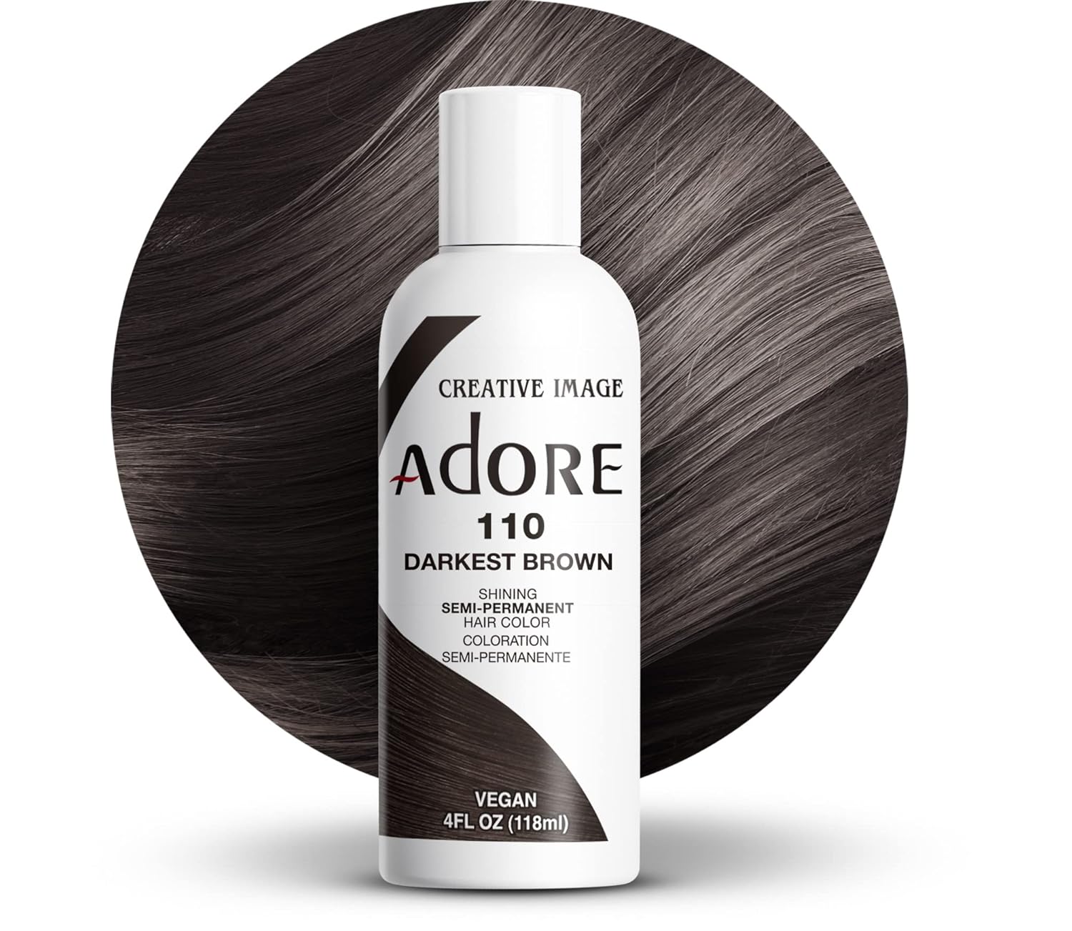 Adore Semi-Permanent Hair Color – 4 oz | Ammonia-Free, Vibrant Long-Lasting Shades (All Colors)