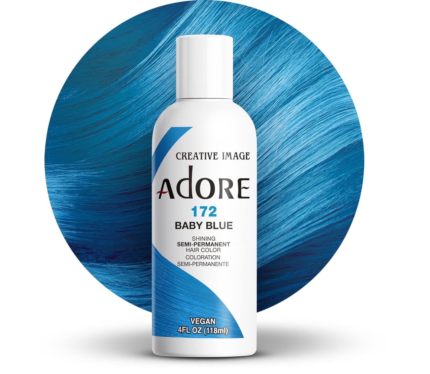 Adore Semi-Permanent Hair Color – 4 oz | Ammonia-Free, Vibrant Long-Lasting Shades (All Colors)
