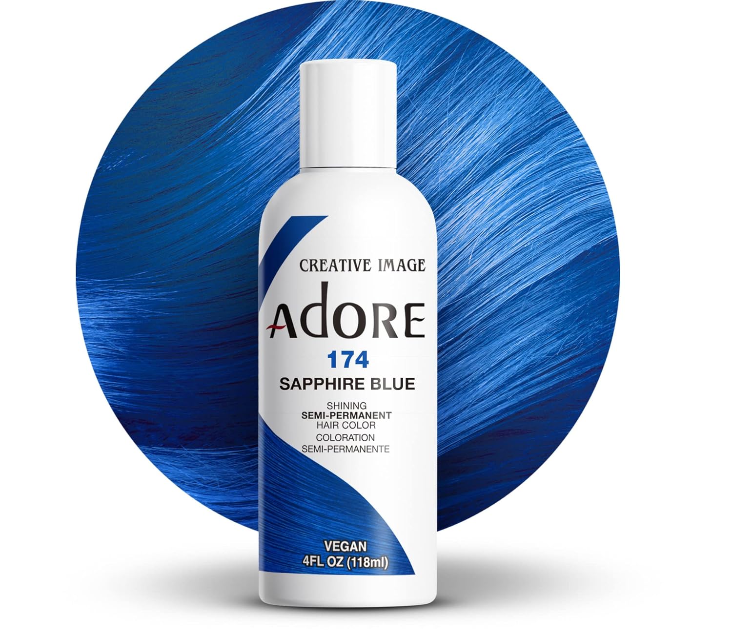 Adore Semi-Permanent Hair Color – 4 oz | Ammonia-Free, Vibrant Long-Lasting Shades (All Colors)