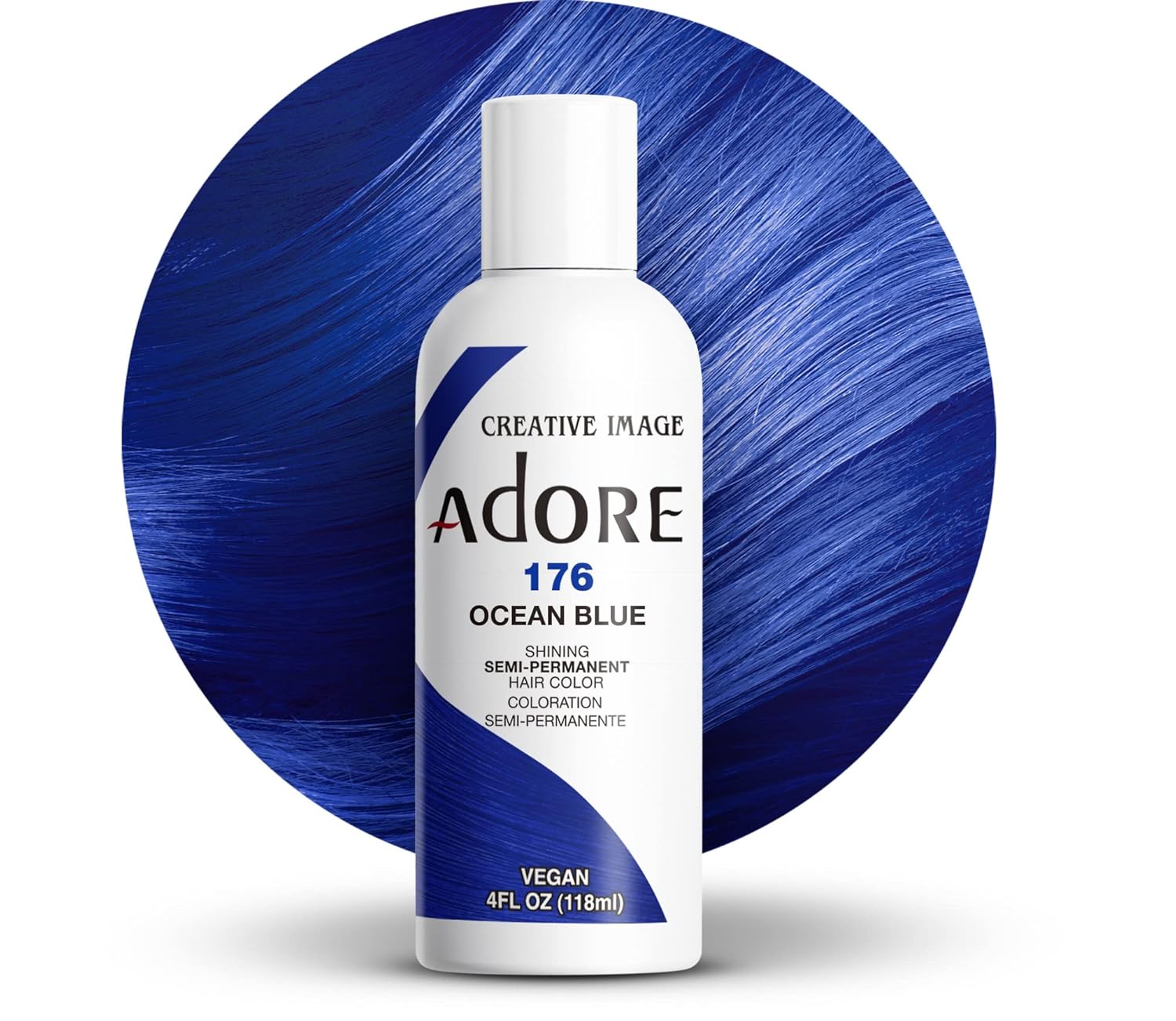 Adore Semi-Permanent Hair Color – 4 oz | Ammonia-Free, Vibrant Long-Lasting Shades (All Colors)