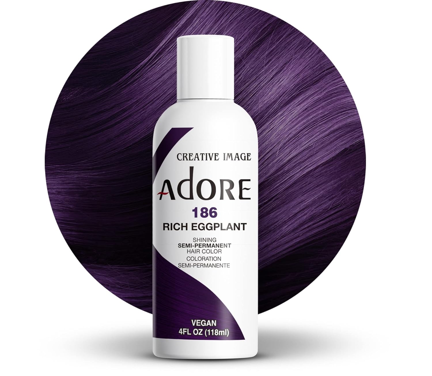 Adore Semi-Permanent Hair Color – 4 oz | Ammonia-Free, Vibrant Long-Lasting Shades (All Colors)