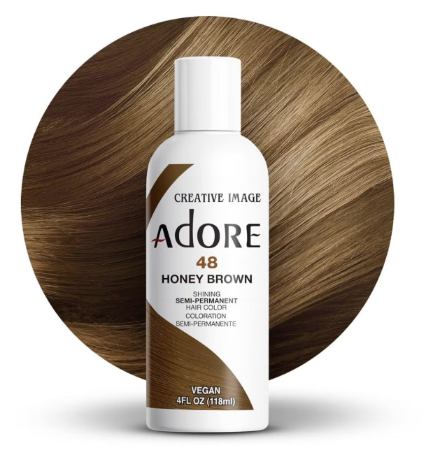 Adore Semi-Permanent Hair Color – 4 oz | Ammonia-Free, Vibrant Long-Lasting Shades (All Colors)