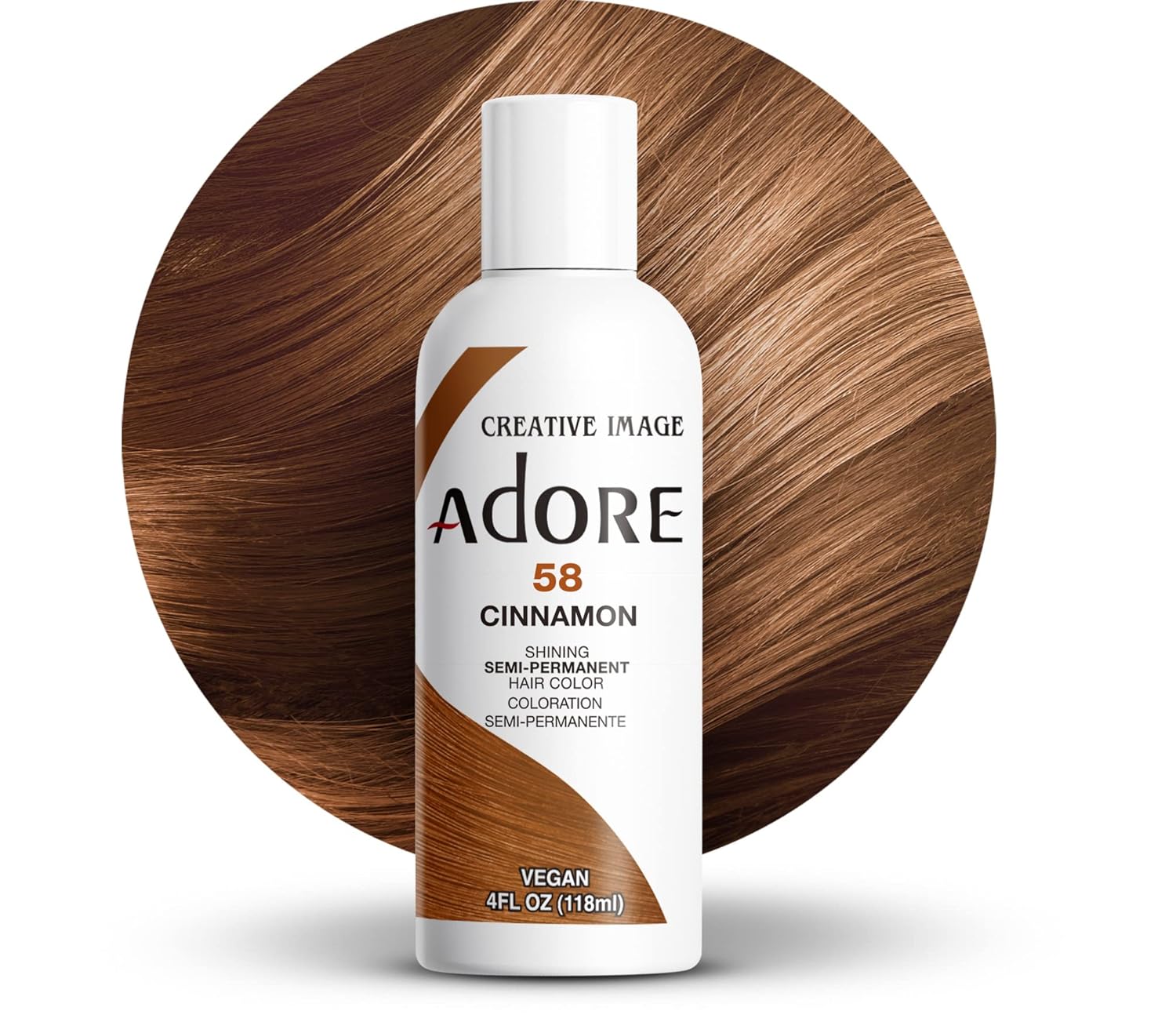 Adore Semi-Permanent Hair Color – 4 oz | Ammonia-Free, Vibrant Long-Lasting Shades (All Colors)