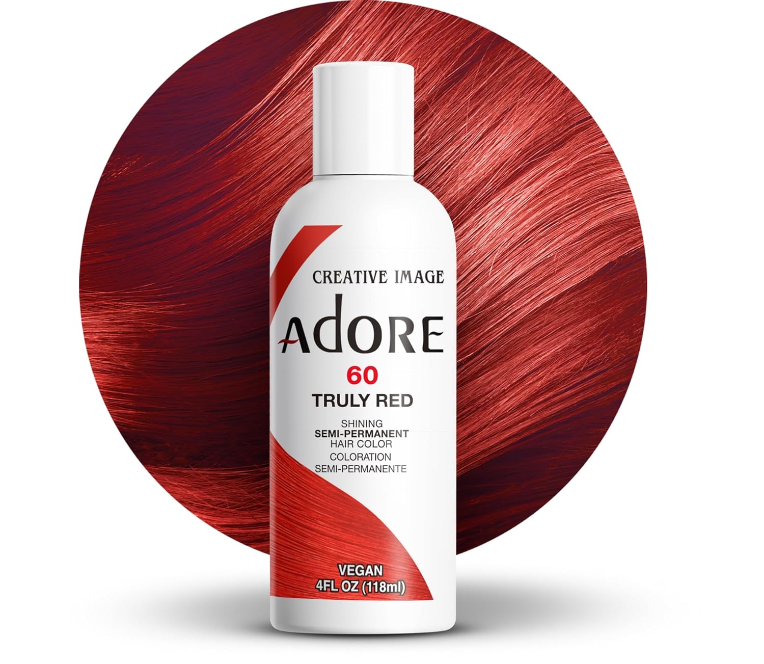 Adore Semi-Permanent Hair Color – 4 oz | Ammonia-Free, Vibrant Long-Lasting Shades (All Colors)