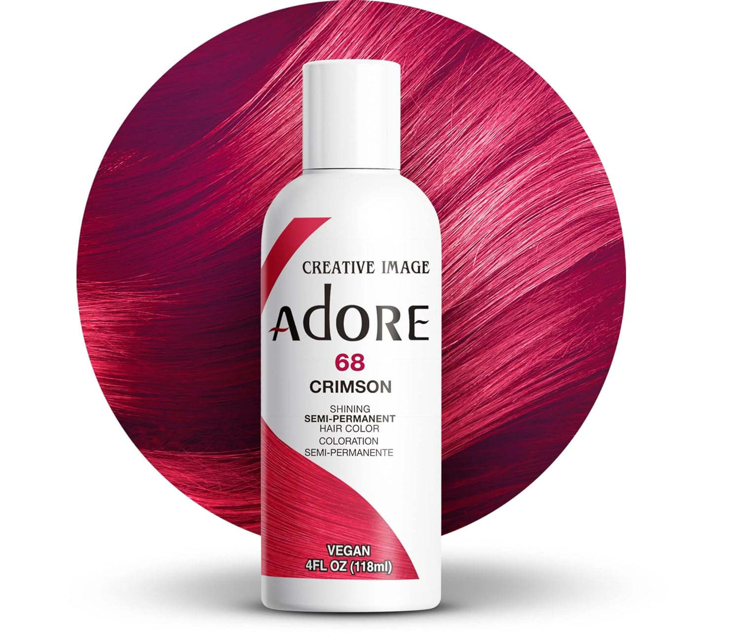 Adore Semi-Permanent Hair Color – 4 oz | Ammonia-Free, Vibrant Long-Lasting Shades (All Colors)