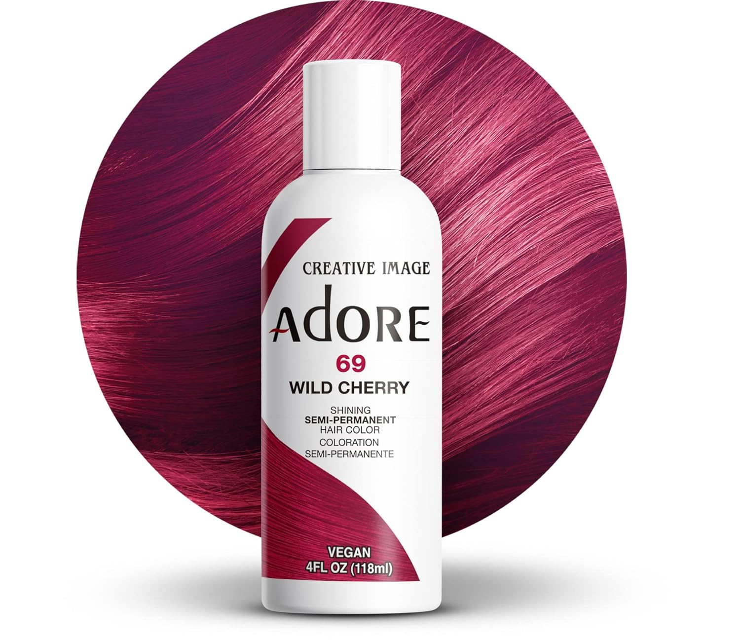Adore Semi-Permanent Hair Color – 4 oz | Ammonia-Free, Vibrant Long-Lasting Shades (All Colors)