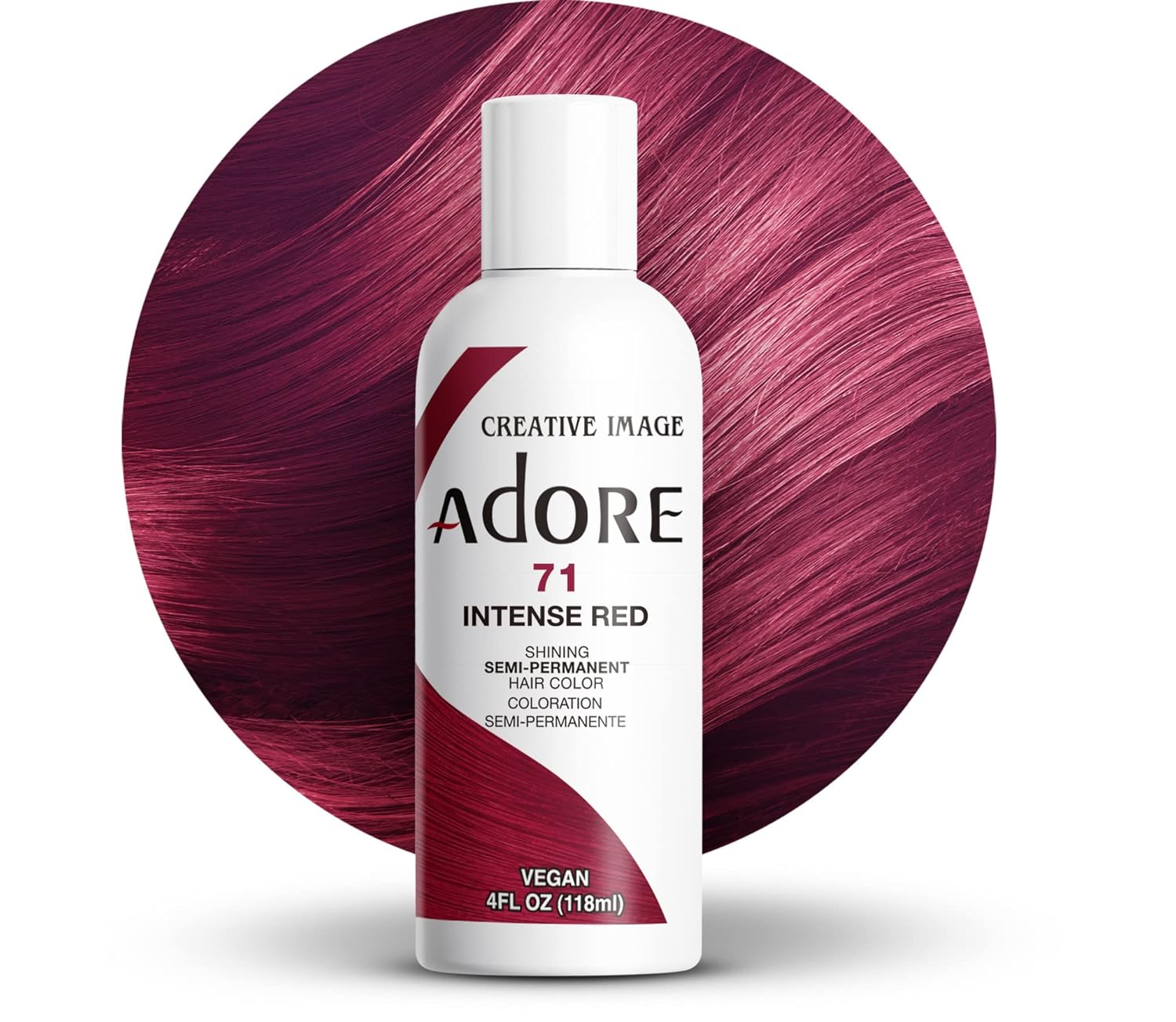 Adore Semi-Permanent Hair Color – 4 oz | Ammonia-Free, Vibrant Long-Lasting Shades (All Colors)