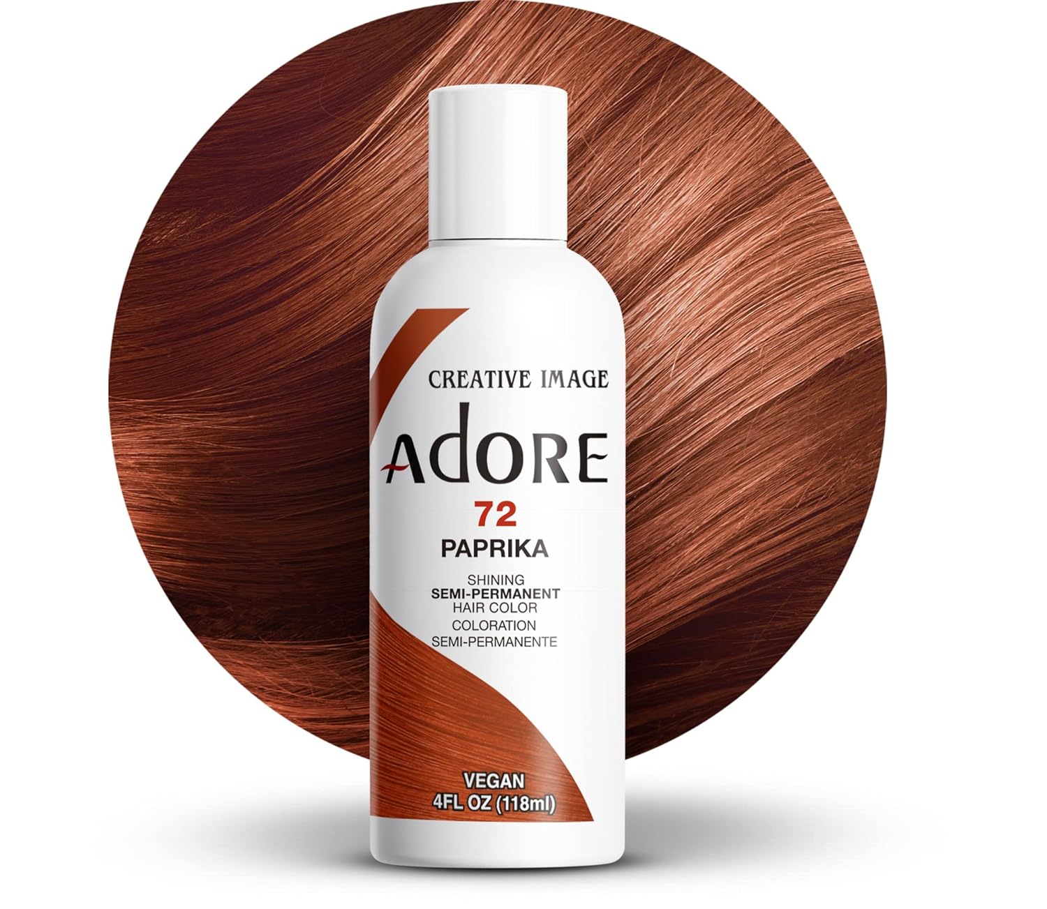 Adore Semi-Permanent Hair Color – 4 oz | Ammonia-Free, Vibrant Long-Lasting Shades (All Colors)