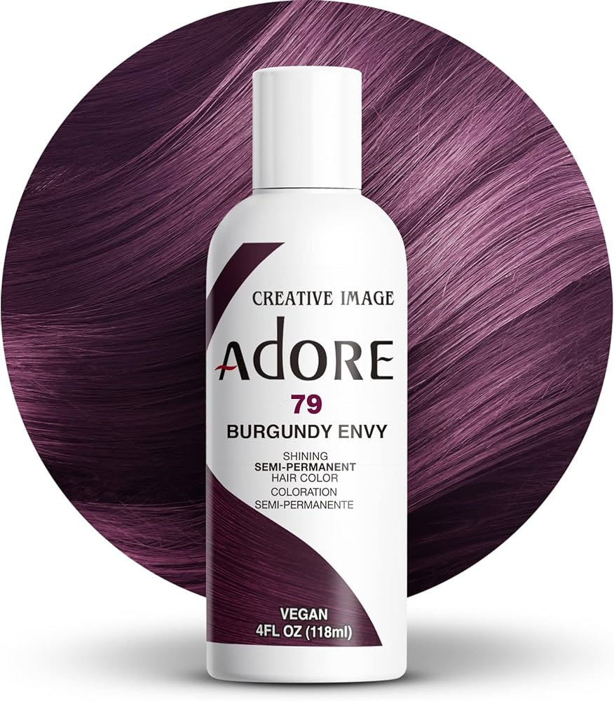 Adore Semi-Permanent Hair Color – 4 oz | Ammonia-Free, Vibrant Long-Lasting Shades (All Colors)
