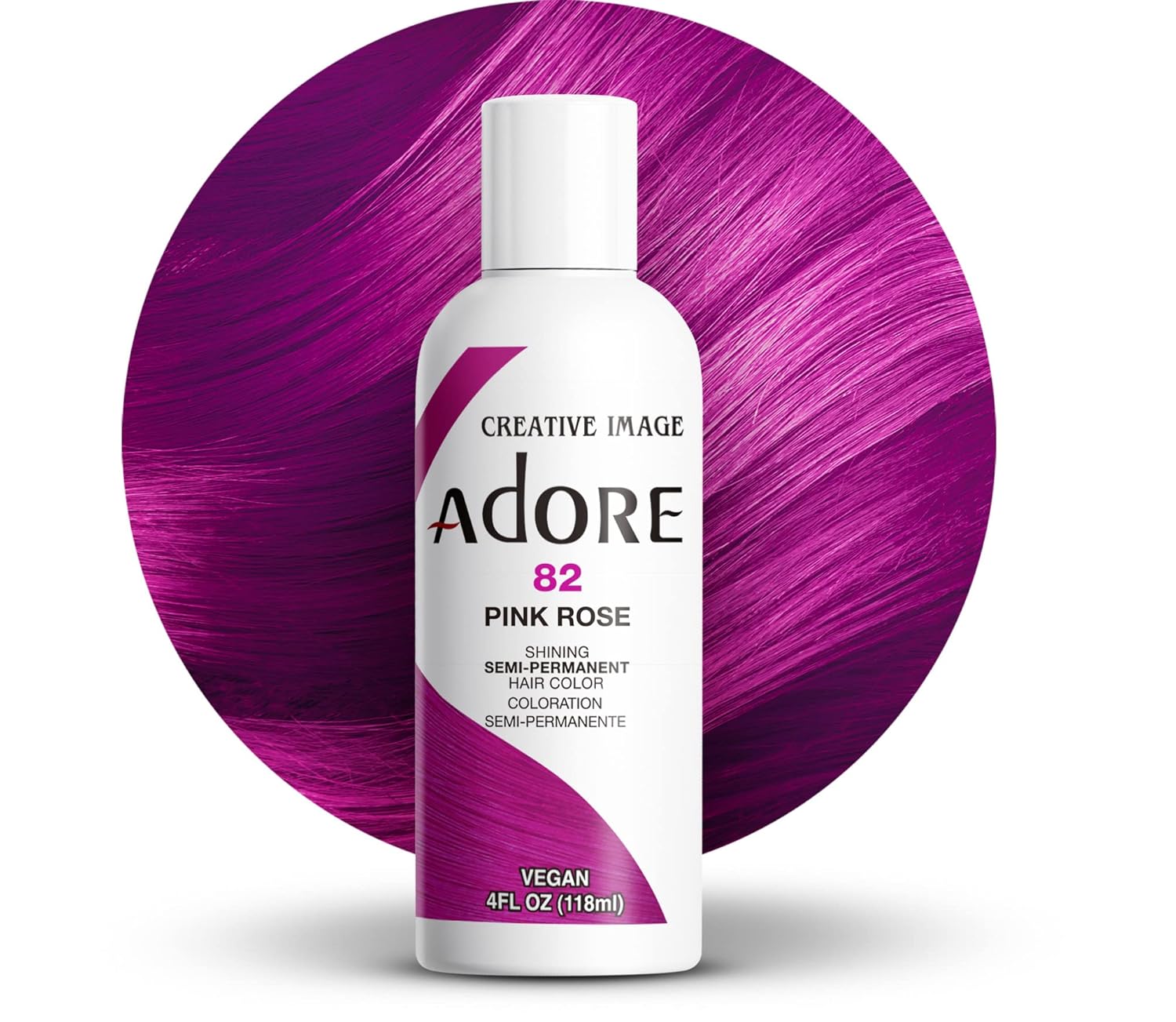 Adore Semi-Permanent Hair Color – 4 oz | Ammonia-Free, Vibrant Long-Lasting Shades (All Colors)