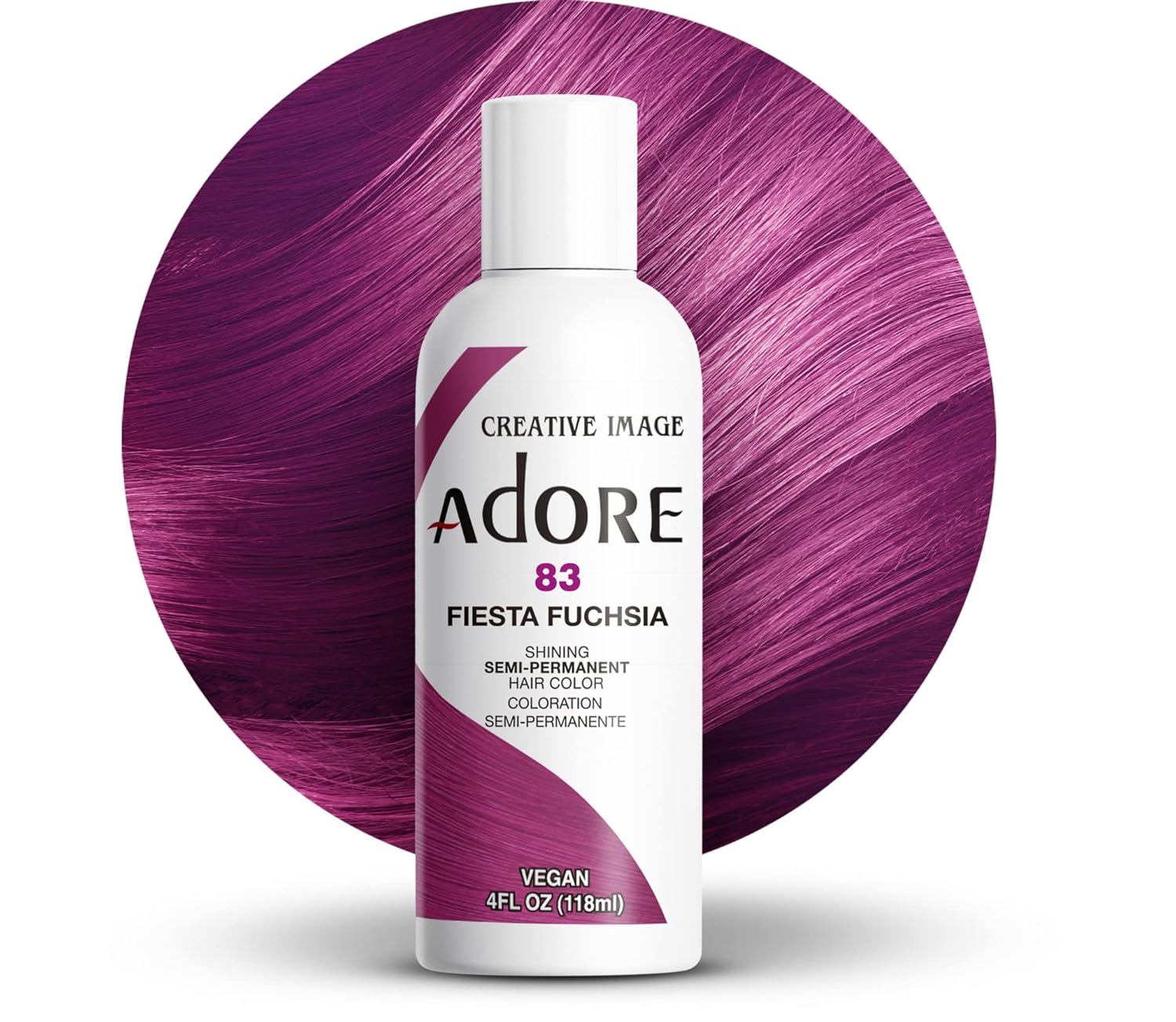 Adore Semi-Permanent Hair Color – 4 oz | Ammonia-Free, Vibrant Long-Lasting Shades (All Colors)