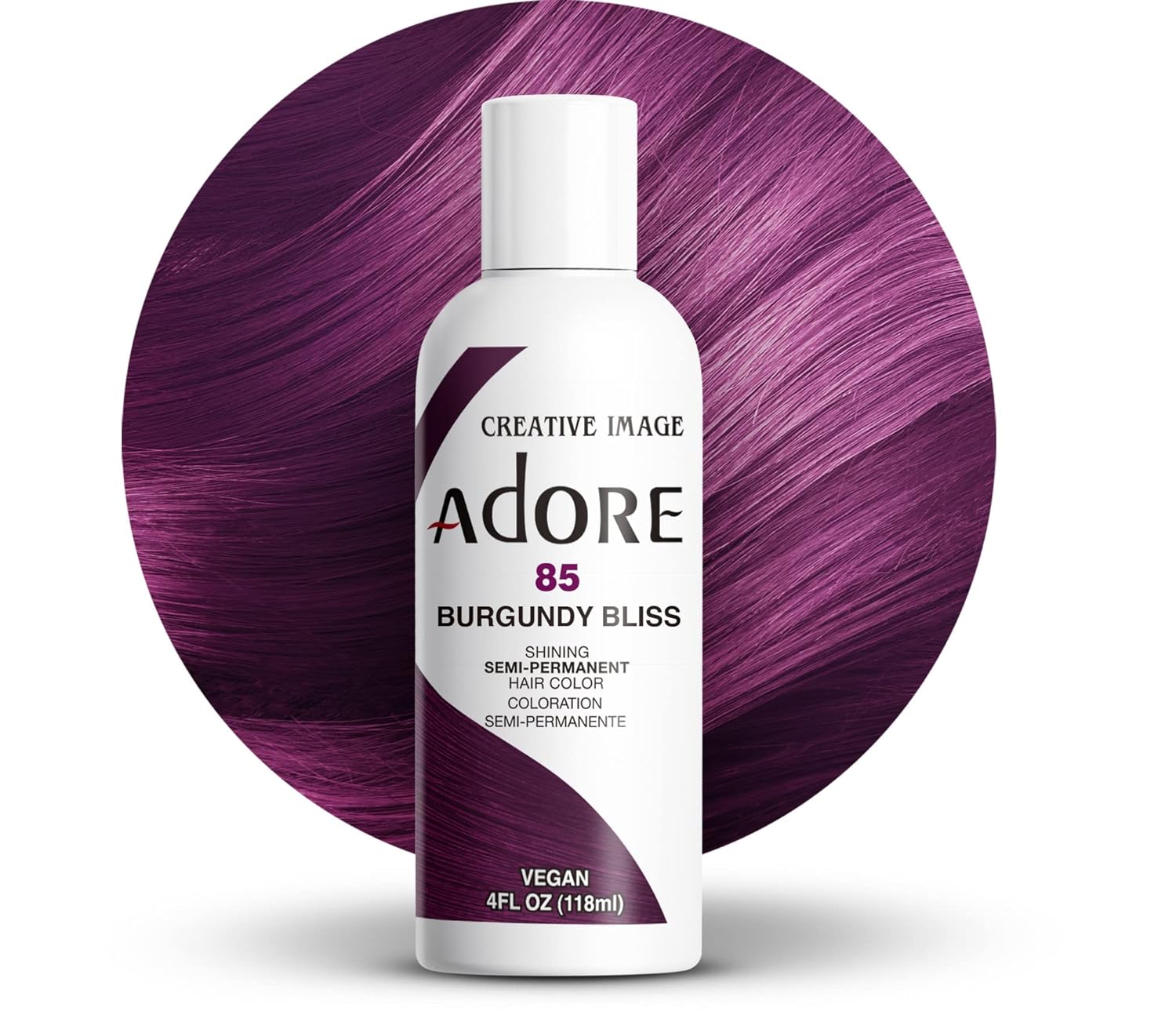 Adore Semi-Permanent Hair Color – 4 oz | Ammonia-Free, Vibrant Long-Lasting Shades (All Colors)