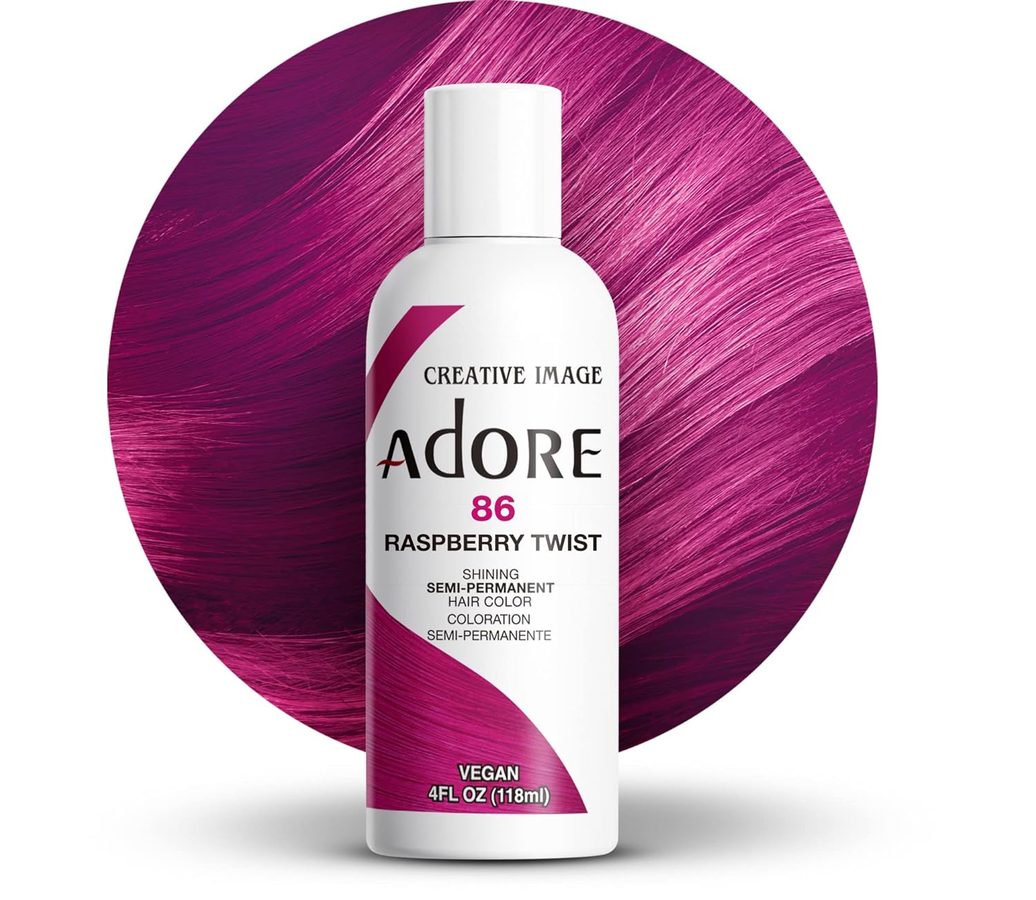 Adore Semi-Permanent Hair Color – 4 oz | Ammonia-Free, Vibrant Long-Lasting Shades (All Colors)