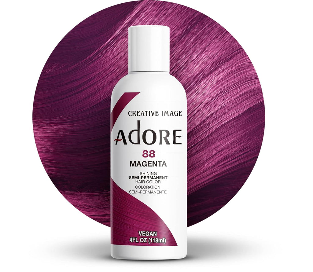 Adore Semi-Permanent Hair Color – 4 oz | Ammonia-Free, Vibrant Long-Lasting Shades (All Colors)