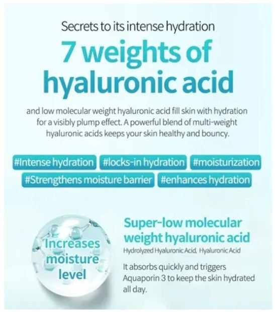 LABONITA Vital Hyaluronic Acid Serum 7 types of hyaluronic acid hydration