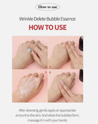 How to Use LABONITA Wrinkle Delete Bubble Essence Korean Skincare