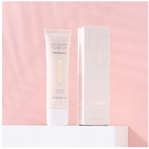 LABONITA UV Glow Tone Up Sun Block Korean Brightening Sunscreen