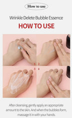 How to Use LABONITA Wrinkle Delete Bubble Essence Korean Skincare